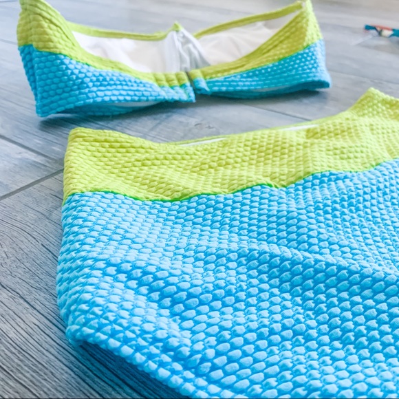 👙SALE $30 👙 MODCLOTH Retro Colorblock Swim - Picture 3 of 6